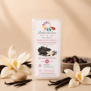 Wax Melts Almizcle Brasas de Vainilla – Cera de soja perfumada 50 g