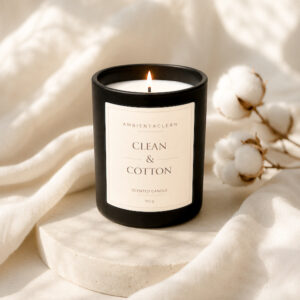 Vela aromática de soja Clean Cotton – 150 g