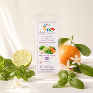 Wax Melts Lima, Albahaca y Mandarina – Cera de soja perfumada 50 g
