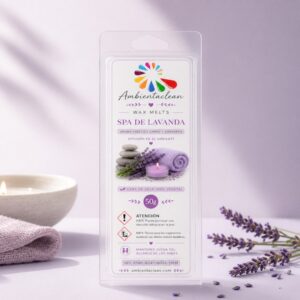 Wax Melts Spa de Lavanda – Cera de soja perfumada 50 g