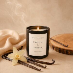 Vela aromática de soja Vanilla Embers - 150 g